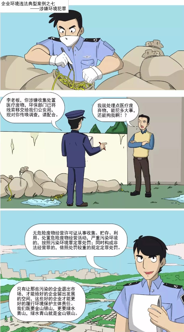 东鸿环保课：漫画讲解企业环境违法